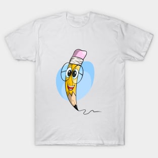 Cute Pencil Character T-Shirt